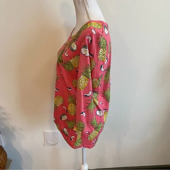 Thomas & Olivia Women’s Tropical Blouse Size Medium New With Tags - Picture 7 of 11